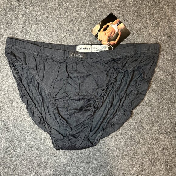 Vintage Calvin Klein Men’s Body Brief – Black Size XL (New with Tag, Rare) - Picture 2 of 9